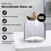 The Better Home Borosilicate Jar - Elegant Kitchen Decor